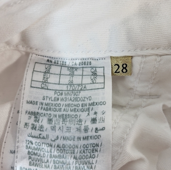 Guess Jeans White Britney Cropped Denim Jeans - Picture 7 of 8